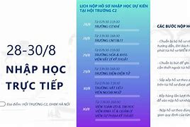 Lịch Nhập Học Ussh Hà Nội 2023